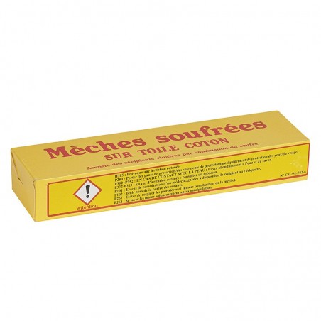 Mèches soufrées 500g x12 - Obee Shop Mèches soufrées 500g x12 - Obee Shop
