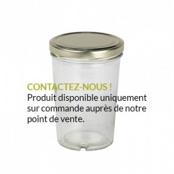 Pot verre 500g conique TO82